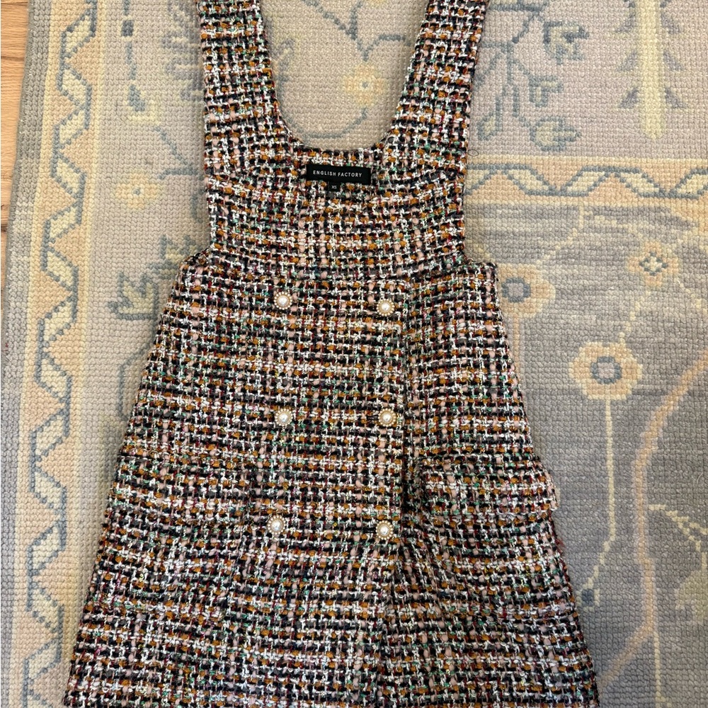 English Factory Tweed Mini Dress